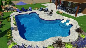 Natural Spring Ell Pool Shape by Pool Town