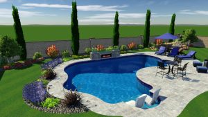Natural Spring Ell Pool Shape by Pool Town