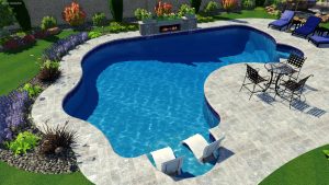 Natural Spring Ell Pool Shape by Pool Town