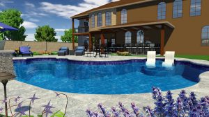 Natural Spring Ell Pool Shape by Pool Town