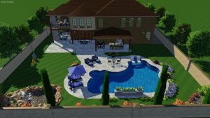 Natural Spring Ell Pool Shape by Pool Town