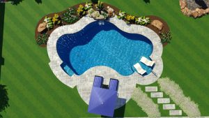 Natural Spring Pool Shape by Pool Town