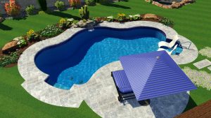 Natural Spring Pool Shape by Pool Town