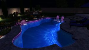 Natural Spring Pool Shape by Pool Town