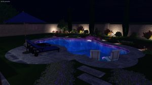 Natural Spring Pool Shape by Pool Town