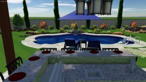Natural Spring Pool Shape by Pool Town