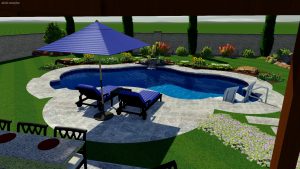 Natural Spring Pool Shape by Pool Town