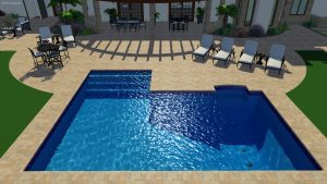 True Ell Pool Shape