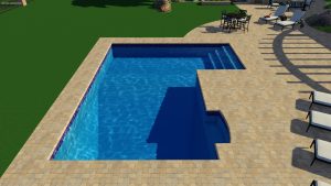 True Ell Pool Shape