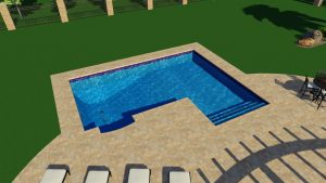 True Ell Pool Shape