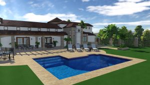 True Ell Pool Shape