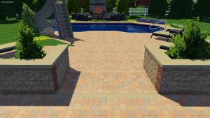 Grecian Lazy Ell Pool Shape by Pool Town