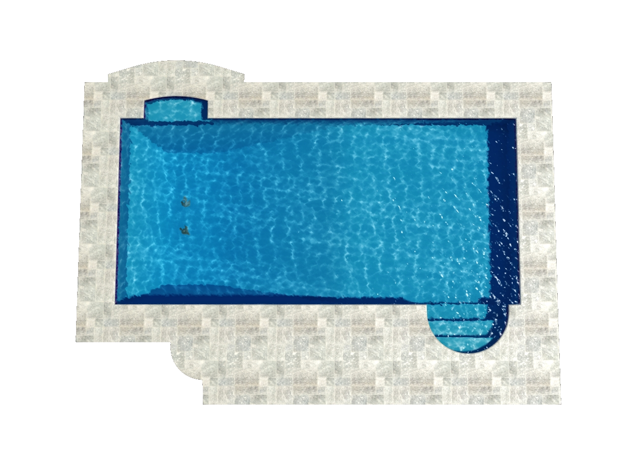 Monaco / Modern Rectangle B