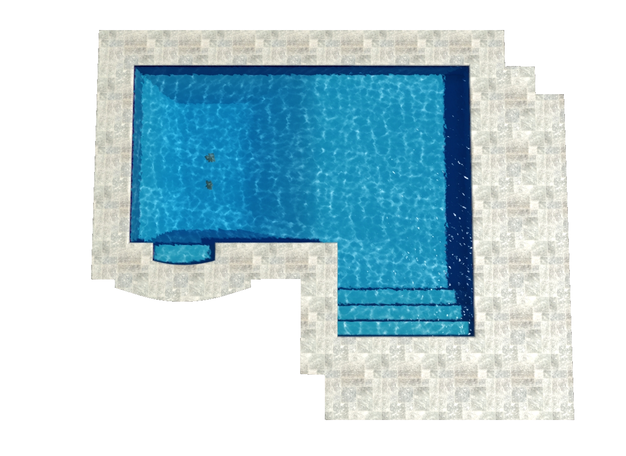 True Ell Pool Shape