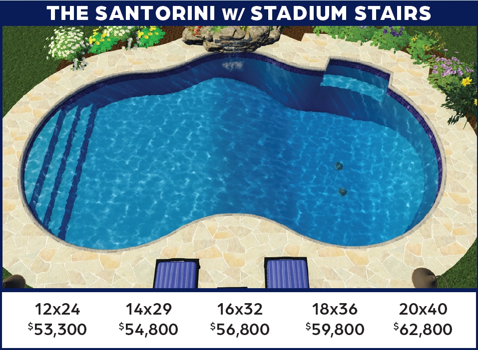 THE SANTORINI W/ STADIUM STAIRS